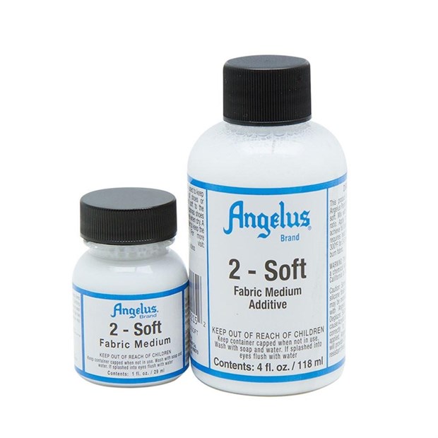 Добавка в акриловую краску для окрашивания ткани Angelus 2-Soft 4 oz, 118 мл 722-04000S - фото 10388