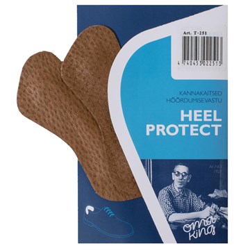 Пяткоудерживатель-запяточник HEEL PROTECT, OmaKing, велюр, кожа или гель, универсальный размер T-250