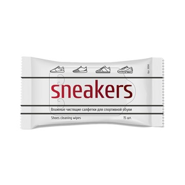 Чистящие салфетки для спортивной обуви WISDOM SNEAKERS LINE, 15 штук 3004