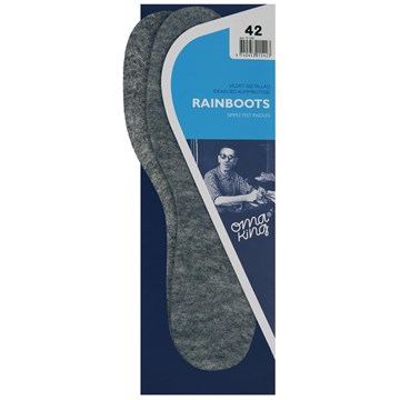 Зимние войлочные стельки RAINBOOTS, OmaKing T-150