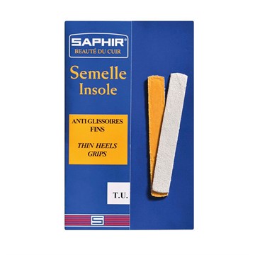 Кожаные пяткоудерживатели узкие Saphir Anti-Glissoires Fins 228