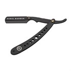 Опасная бритва со сменными лезвиями Rebel Barber Predator Black SETRB016 - фото 10565