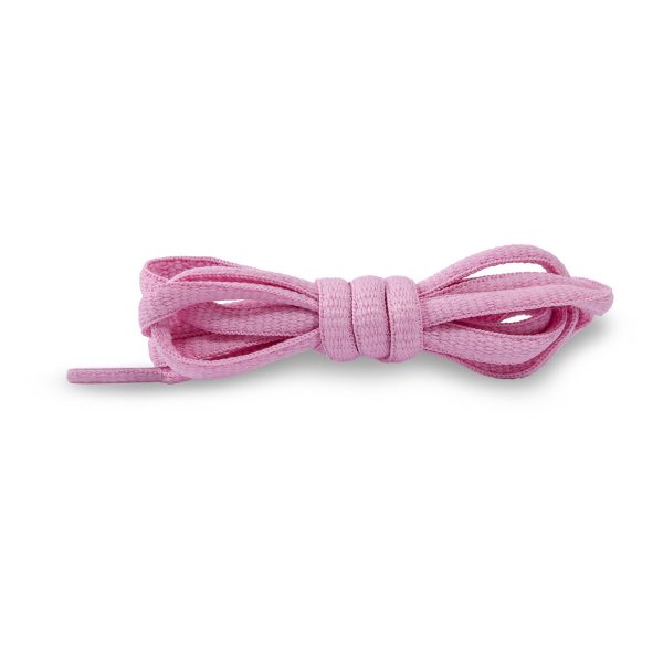 Шнурки овальные 120см — Светло-розовые