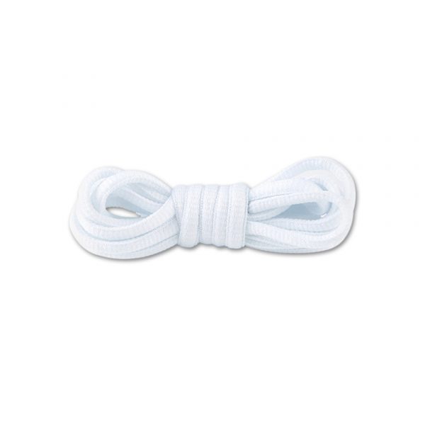 Шнурки овальные 120см — Белые