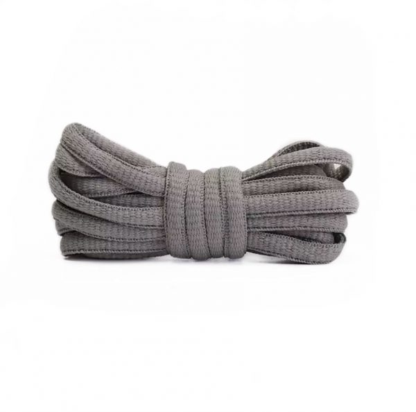 Шнурки овальные 120см — Светло серые