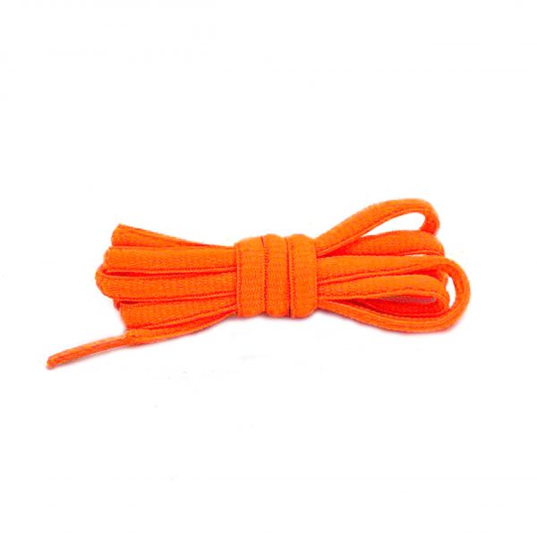Шнурки овальные 120см — Кислотно оранжевые