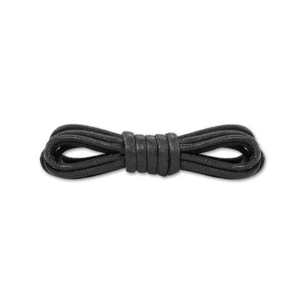 Шнурки вощеные круглые 90 см- Черные