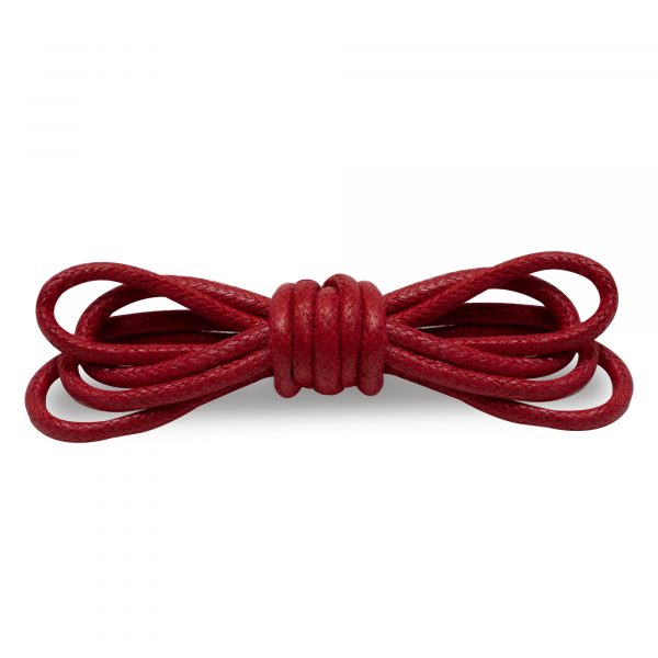 Шнурки вощеные круглые 100 см — Красные