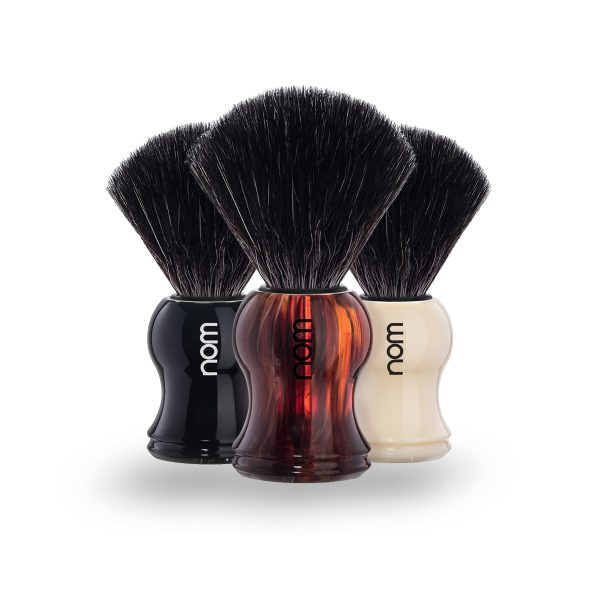 Помазок для бритья NOM GUSTAV, черная фибра