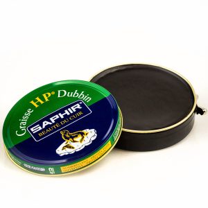 Черная крем-пропитка (жир) Graisse Saphir HP для гладкой кожи, жированной кожи и нубука