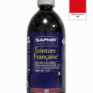 Saphir Teinture краска для кожи, замши, нубука и текстиля 500 мл, красный