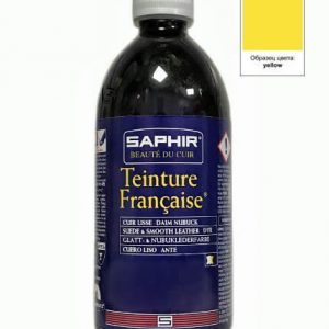 Saphir Teinture краска для кожи, замши, нубука и текстиля 500 мл, желтый
