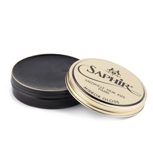 Темно-коричневый крем для глассажа Saphir Mirror Gloss