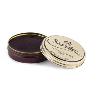 Бордовый крем для глассажа Saphir Mirror Gloss