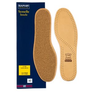 Кожанные стельки пробковые Saphir CUIR SUR LIEGE