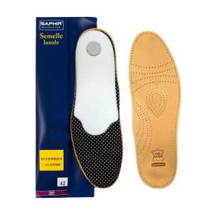 Кожаные ортопедические стельки Saphir Anatomique, размер 42