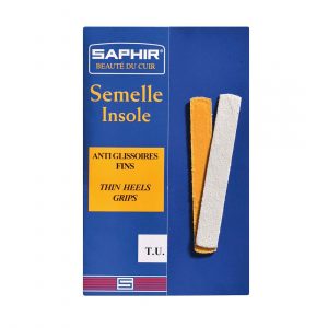 Кожаные пяткоудерживатели узкие Saphir Anti-Glissoires Fins