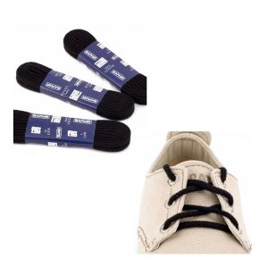 Круглые шнурки Saphir толстые 60см (702/01 черный)