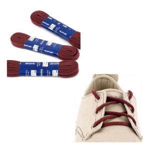 Круглые шнурки Saphir толстые 75см (08 бордовый)