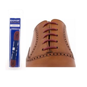 Круглые шнурки Saphir тонкие 60см (08 бордовый)