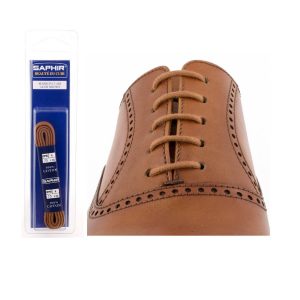 Круглые шнурки Saphir тонкие 75см (03 светло-коричневый)