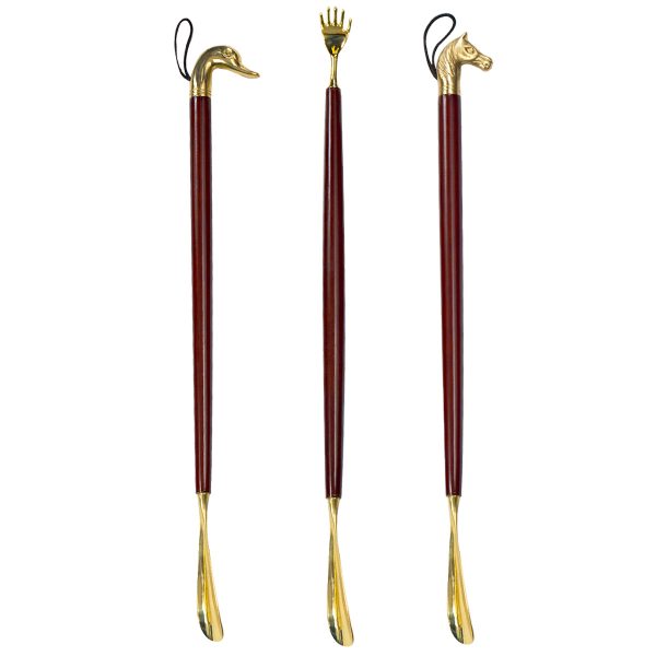 Подарочный рожок для обуви Saphir Imperial c металлической фигурой «Лошадь»