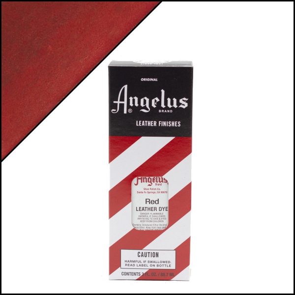 Красный краситель для кожи Angelus Leather Dye 3 oz — Red 064