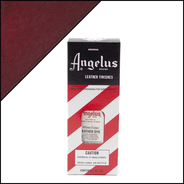 Коричнево-красный краситель для кожи Angelus Leather Dye 3 oz — Winetone 065