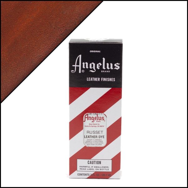 Коричневый краситель для кожи Angelus Leather Dye 3 oz — Russet 095