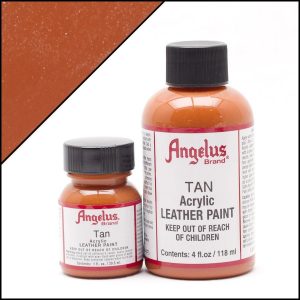 Коричневая акриловая краска для обуви Angelus Acrylic 1 oz (29 мл) — Tan 029