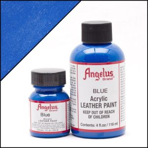 Синяя акриловая краска для обуви Angelus Acrylic 1 oz (29 мл) — Blue 040