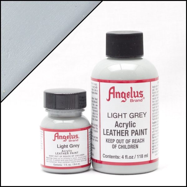 Светло-серая акриловая краска для обуви Angelus Acrylic 1 oz (29 мл) — Light Grey 082