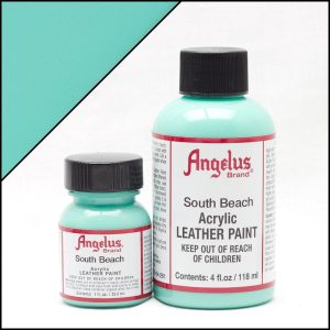 Мятно-зеленая акриловая краска для обуви Angelus Acrylic 1 oz (29 мл) — South Beach 261