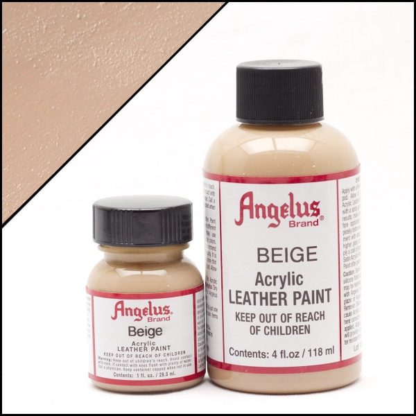 Бежевая акриловая краска для обуви Angelus Acrylic 4 oz (118 мл) — Beige 070