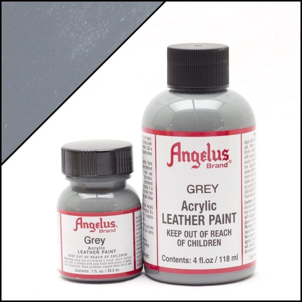 Серая акриловая краска для обуви Angelus Acrylic 4 oz (118 мл) — Grey 081