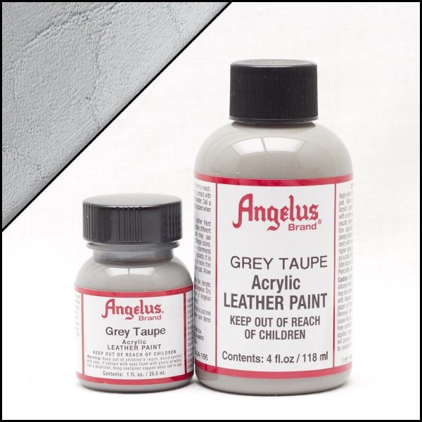 Серая акриловая краска для обуви Angelus Acrylic 4 oz (118 мл) — Grey Taupe 166