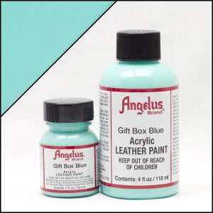 Зелено-голубая акриловая краска для обуви Angelus Acrylic 4 oz (118 мл) — Gift Box Blue 174