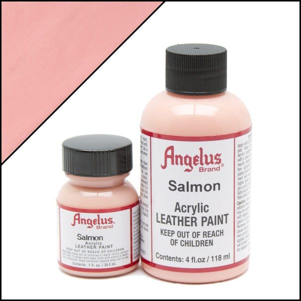 Бледно-розовая акриловая краска для обуви Angelus Acrylic 4 oz (118 мл) — Salmon 267