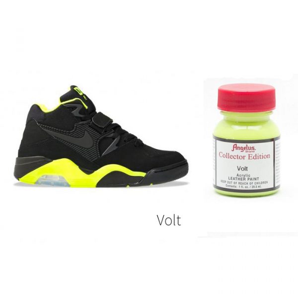 Кислотно-зеленая акриловая краска Angelus Collector Edition для кожи 1 oz (29 мл) — Volt 315