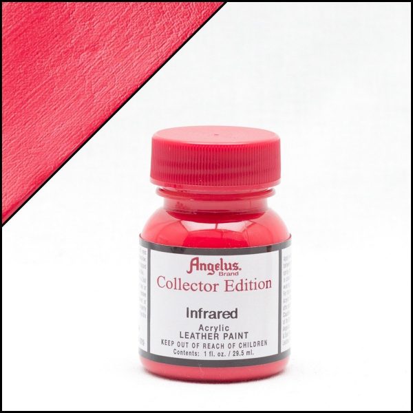 Красная акриловая краска Angelus Collector Edition для кожи 1 oz (29 мл) — Infrared 319