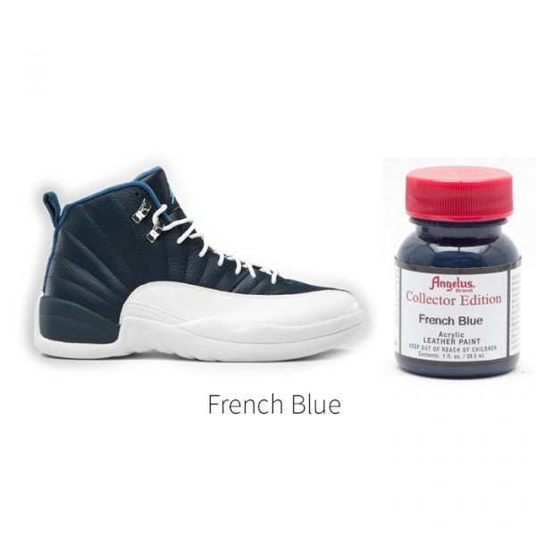 Темно-синяя акриловая краска Angelus Collector Edition для кожи 1 oz (29 мл) — French Blue 339