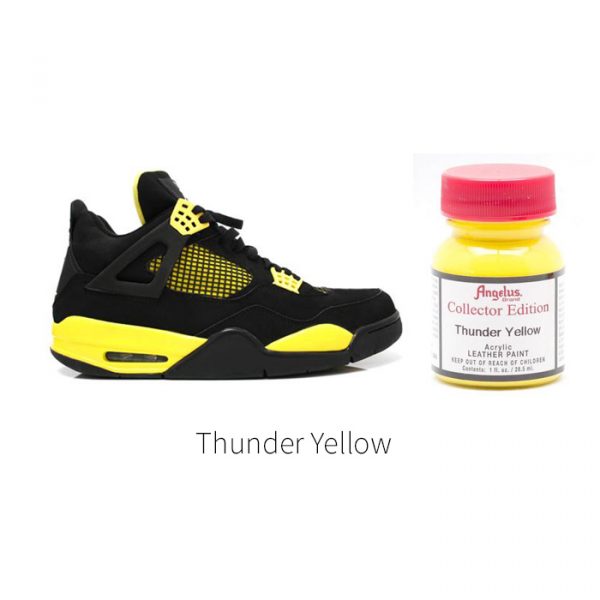 Желтая акриловая краска Angelus Collector Edition для кожи 1 oz (29 мл) — Thunder Yellow 344