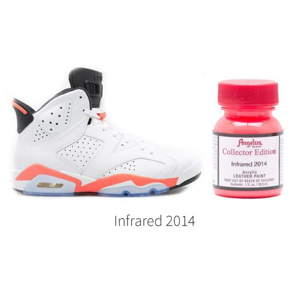 Красная акриловая краска Angelus Collector Edition для кожи 1 oz (29 мл) — Infrared 2014 345