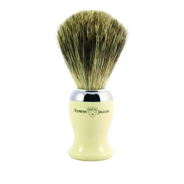 Помазок Edwin Jagger (81SB717CR) слоновая кость барсучий ворс