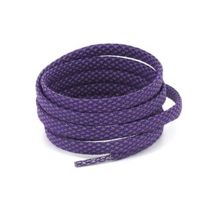 Светоотражающие шнурки плоские 120см — Фиолетовые