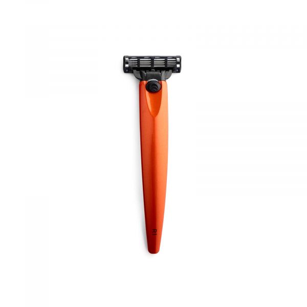 Станок для бритья Bolin Webb R1, оранжевый металлик, Gillette Mach3