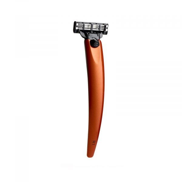 Станок для бритья Bolin Webb R1, оранжевый металлик, Gillette Mach3