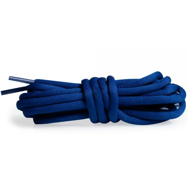 Шнурки круглые гладкие 120 см — Синий сапфир