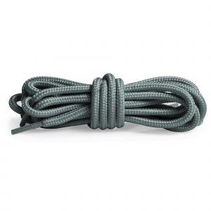 Шнурки круглые плетеные 150 см — Светло-серый