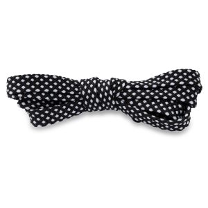 Шнурки двухцветные плоские черно-белые 100 см